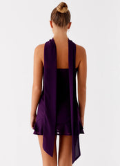 Avenue Mini Dress - Plum