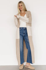 Thea Duster Cardigan | Natural + Ivory