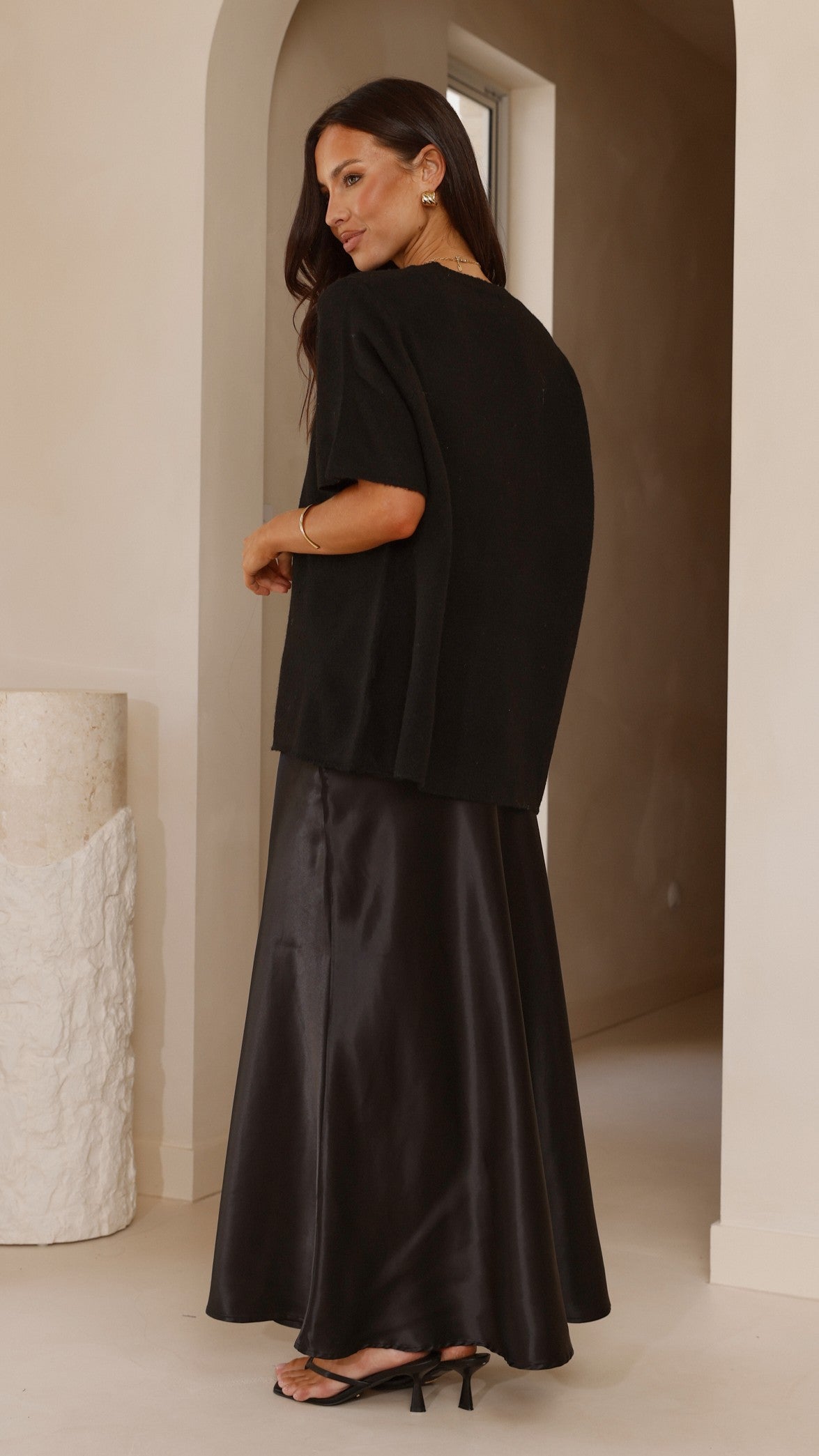 Tahlia Knit Top - Black