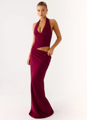 Almost Love Maxi Dress - Plum