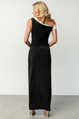 Valena Maxi Dress | Black + Ivory