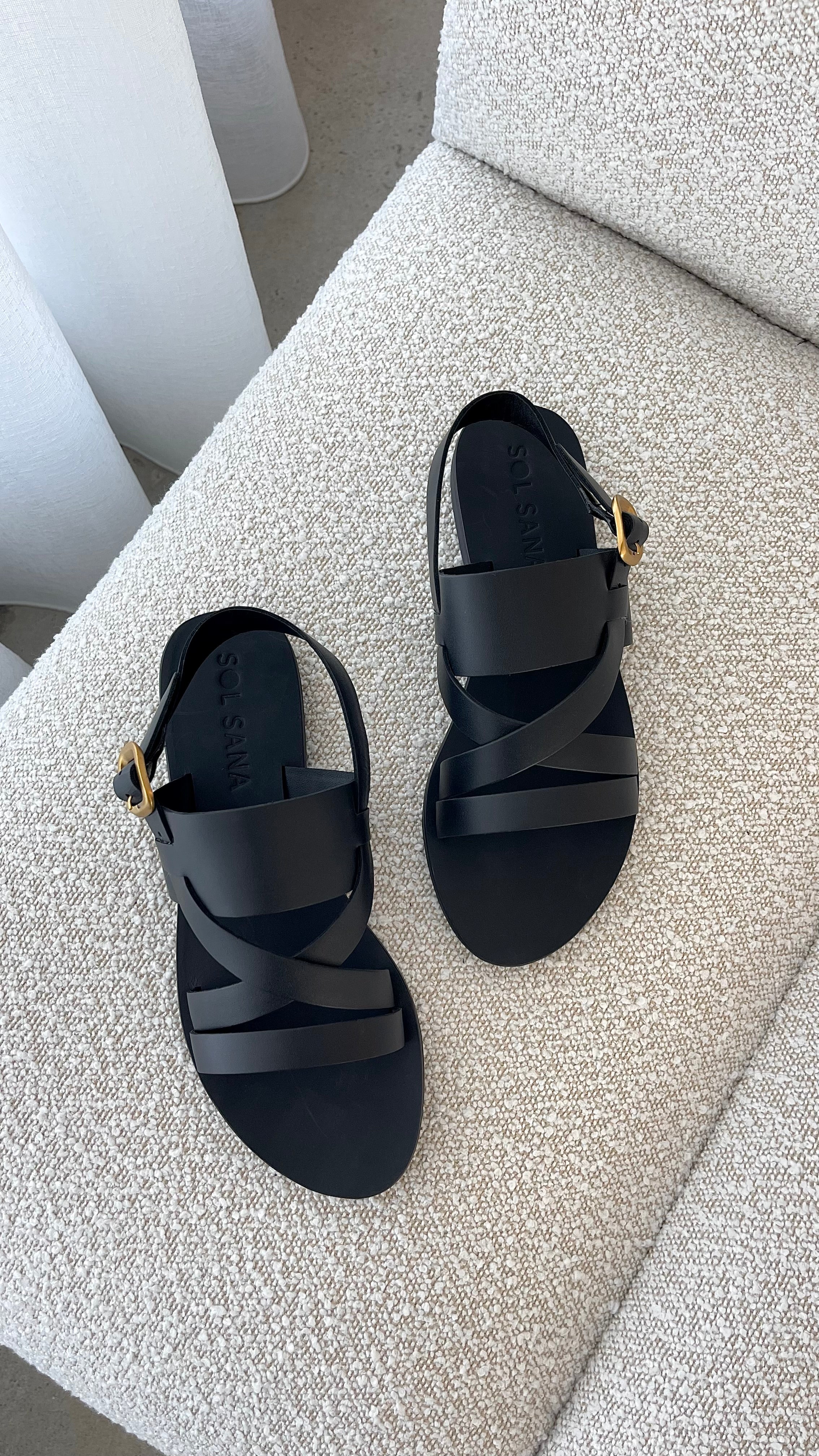 Sol Sana Palermo Sandal - Black