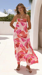 Luna Maxi Dress - Rosalie Print