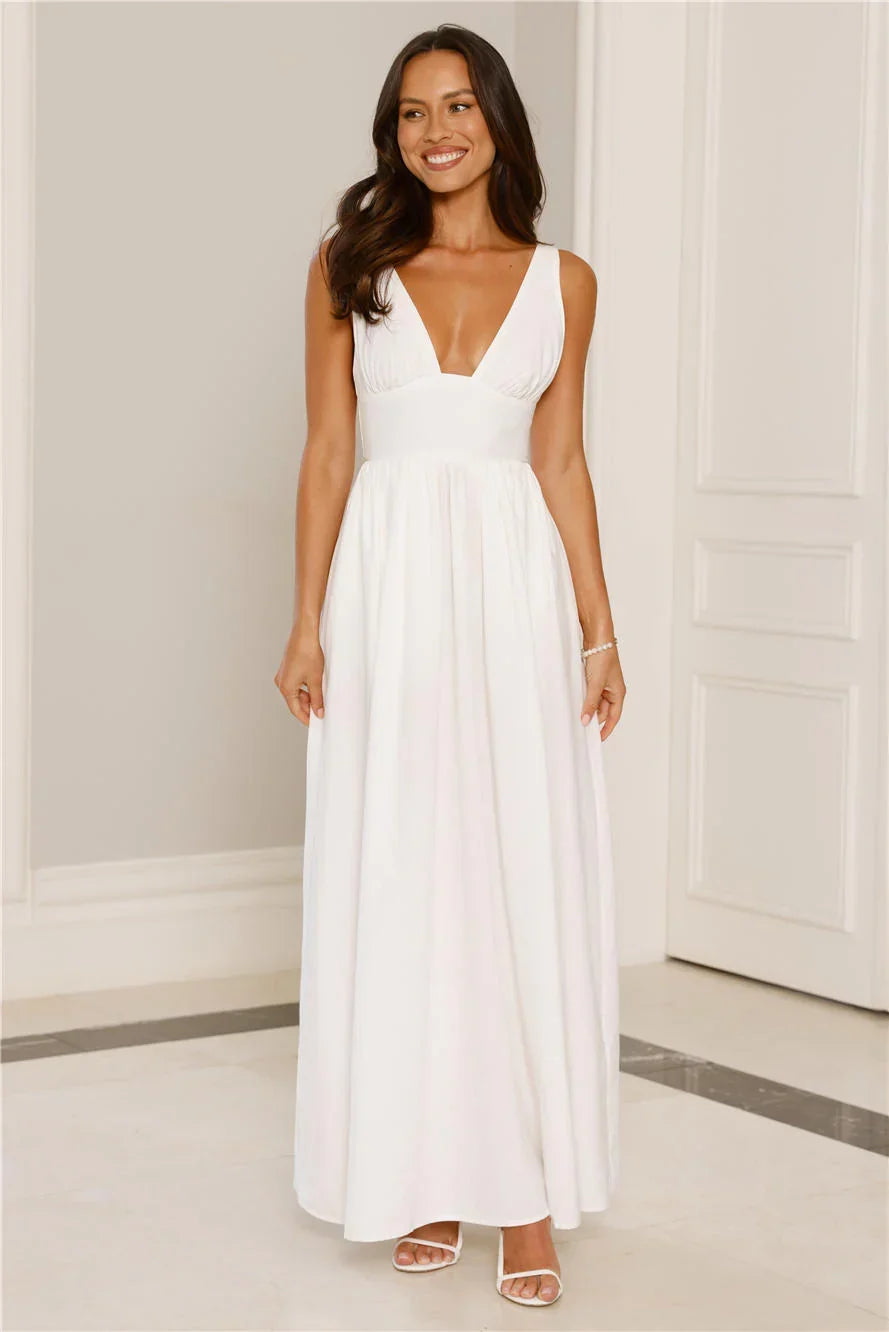 Enchanted Ever After Maxi Dress White